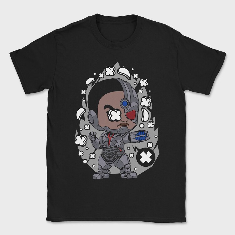 Cyberpunk Chibi, Tricou Barbati (Unisex)