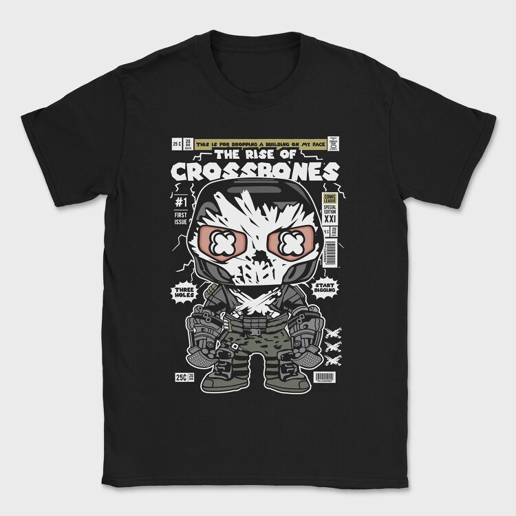 Crossbones Soldier, Tricou Barbati (Unisex)