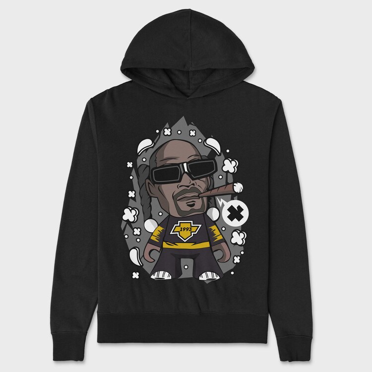Cool Monkey Smoke, Hanorac Oversize Barbati (Unisex)