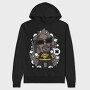 Cool Monkey Smoke, Hanorac Oversize Barbati (Unisex)