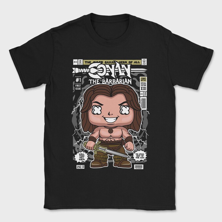 Conan The Barbarian, Tricou Barbati (Unisex)