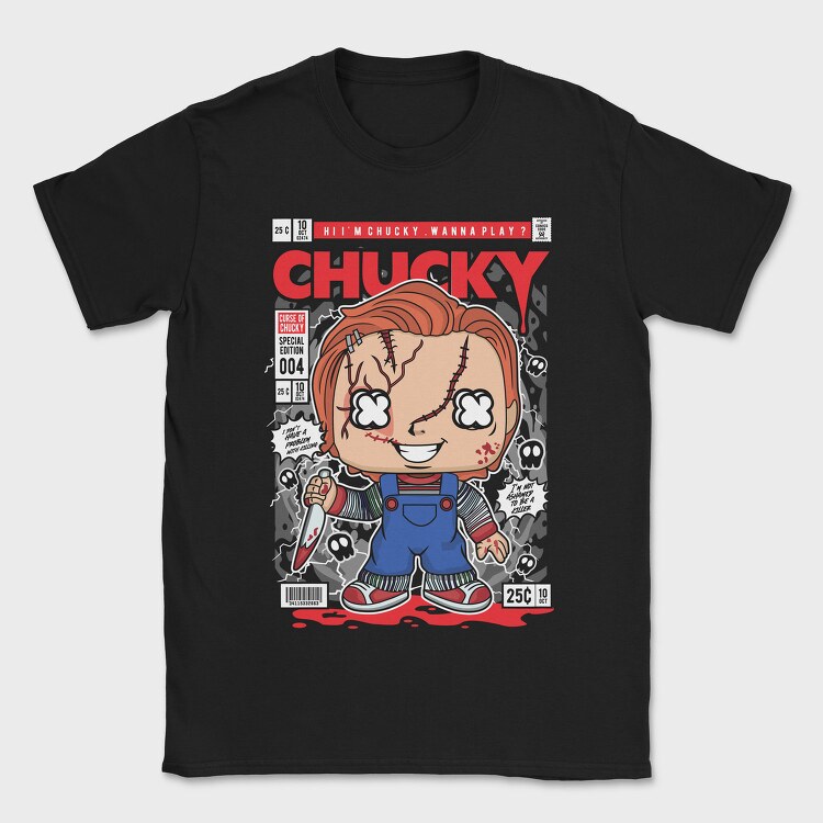 Chuckys Blood Bath, Tricou Barbati (Unisex)