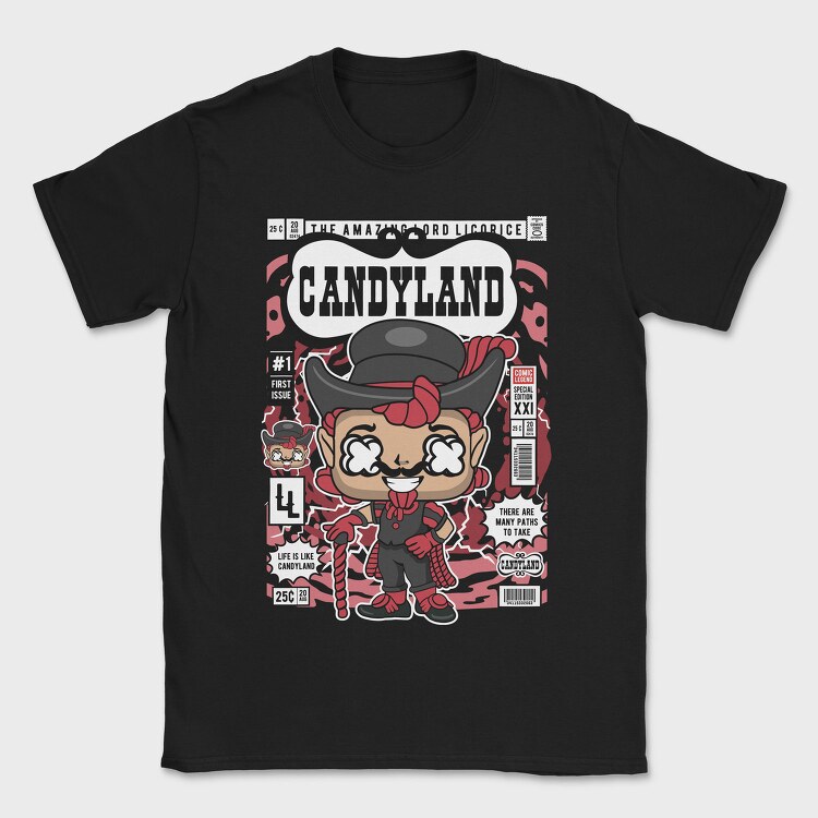 Candyland Licorice Devil, Tricou Barbati (Unisex)