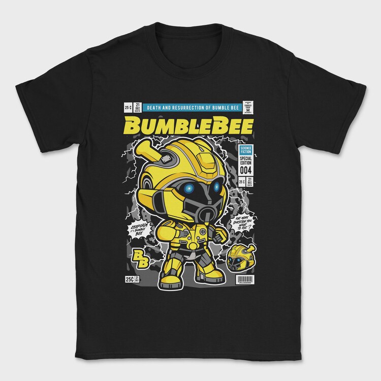 Bumblebee Revolution, Tricou Barbati (Unisex)