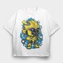 Bumblebee Burst, Tricou Oversize Barbati (Unisex)
