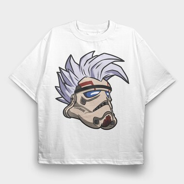 Stormtrooper Spiky, Tricou Oversize Barbati (Unisex)