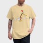 Cartoon Retro Cow and Chicken 4, Tricou Barbati (Unisex)