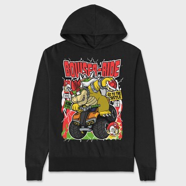 Bowlser Ride, Hanorac Oversize Barbati (Unisex)
