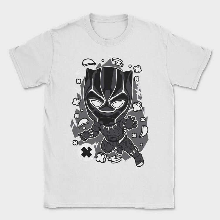 Black Panther Burst, Tricou Barbati (Unisex)
