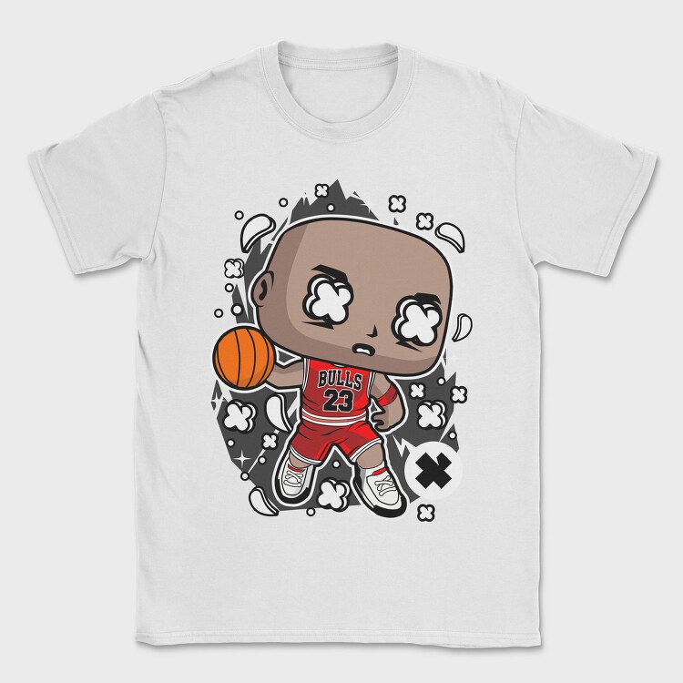 Bball King Chibi, Tricou Barbati (Unisex)
