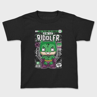 Batman Riddler Mystery, Tricou Copii