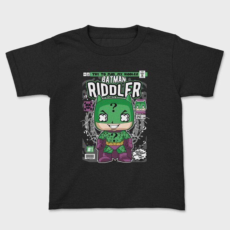 Batman Riddler Mystery, Tricou Copii