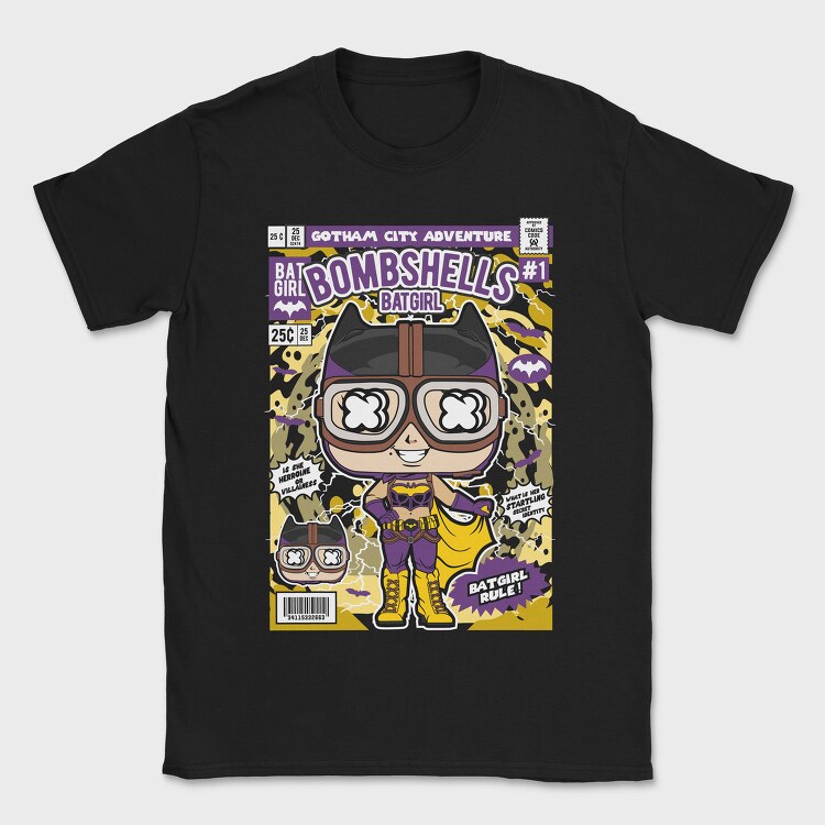 Batgirl Adventure, Tricou Barbati (Unisex)
