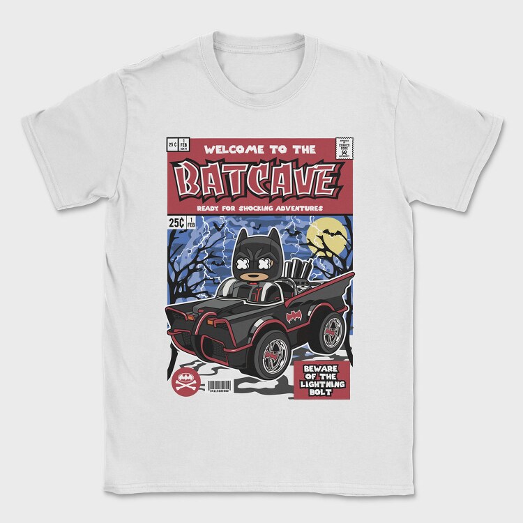 Batcave Night Rider, Tricou Barbati (Unisex)