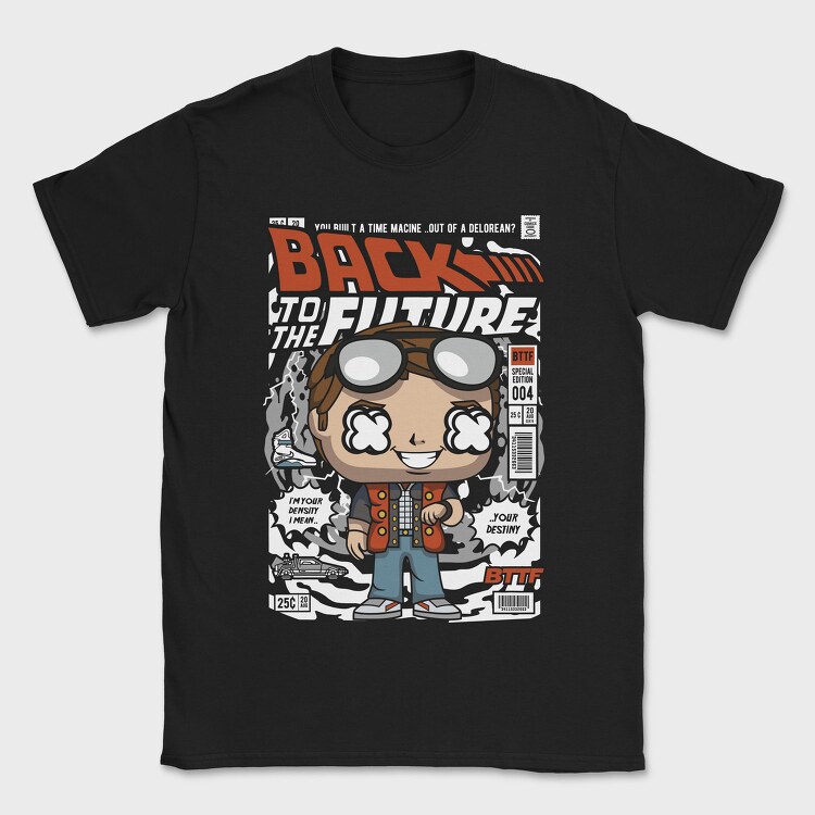 Back To The Future Funko, Tricou Barbati (Unisex)