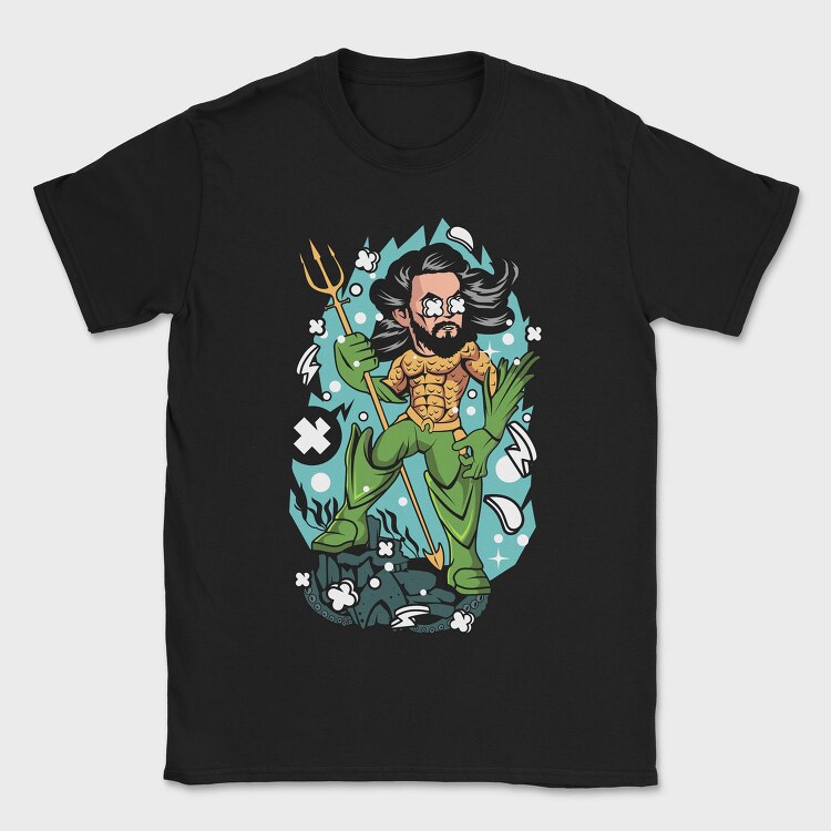 Aquamans Trident 1, Tricou Barbati (Unisex)