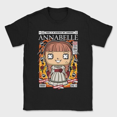 Annabelle Horror Pop Art, Tricou Barbati (Unisex)
