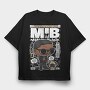 Agent J Comic Pop Art, Tricou Oversize Barbati (Unisex)