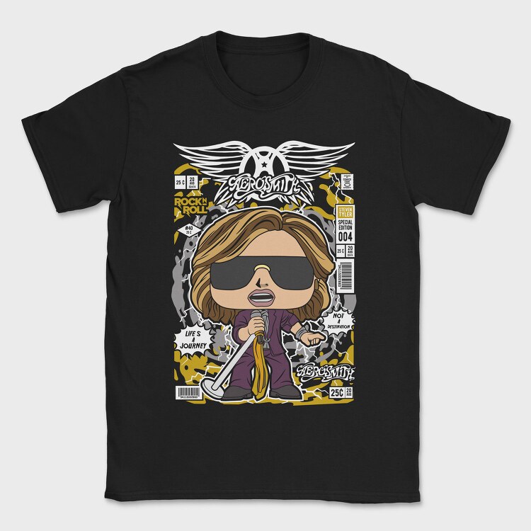 Aerosmith Rockstar, Tricou Barbati (Unisex)