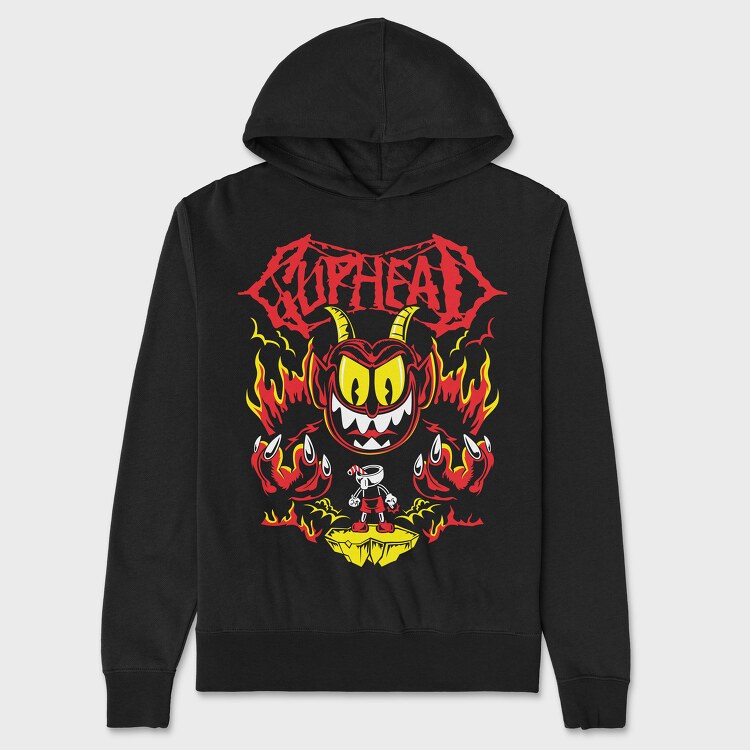Cuphead 4, Hanorac Oversize Barbati (Unisex)