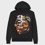 Tiger Roar Flame, Hanorac Oversize Barbati (Unisex)