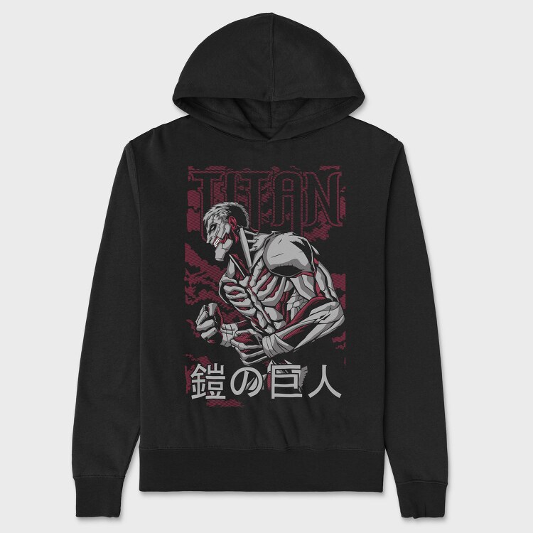Titans Scream, Hanorac Oversize Barbati (Unisex)