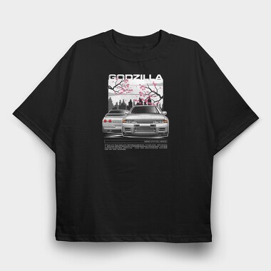GTR R32, Tricou Oversize Barbati (Unisex)