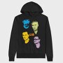 U2 Faces, Hanorac Oversize Barbati (Unisex)