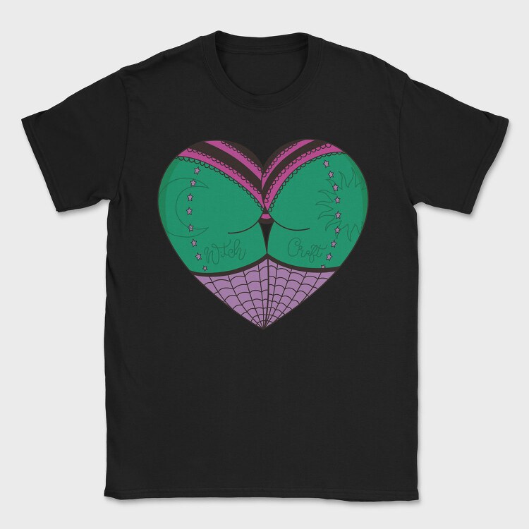 Witchcraft Heart, Tricou Barbati (Unisex)