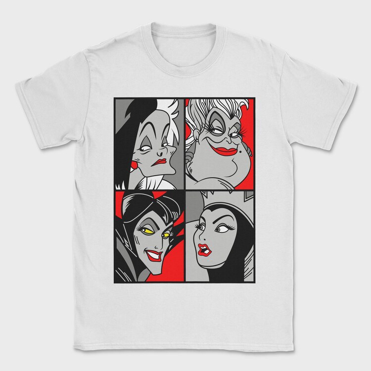 Villains Visage, Tricou Barbati (Unisex)