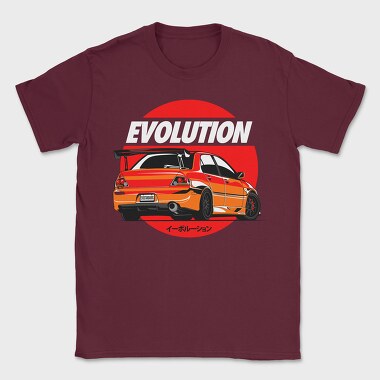 Lancer Evo 9, Tricou Barbati (Unisex)
