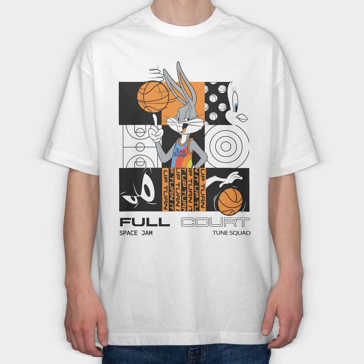 Tune Squad Upturn 1, Tricou Oversize Barbati (Unisex)