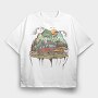 Adventure, Tricou Oversize Barbati (Unisex)
