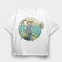 Cheers Skull, Tricou Oversize Barbati (Unisex)