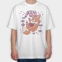 Fox Anatomy Pillow, Tricou Oversize Barbati (Unisex)