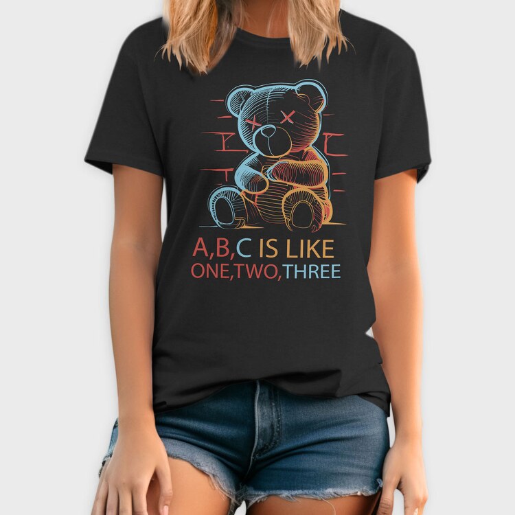One Two Three, Tricou Barbati (Unisex)