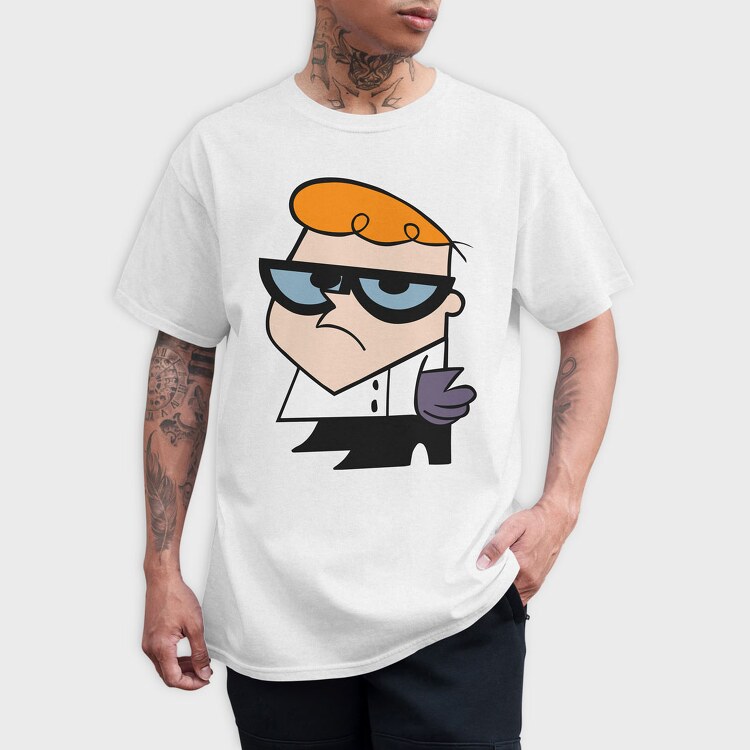 Cartoon Retro Dexter Laboratory 2, Tricou Barbati (Unisex)