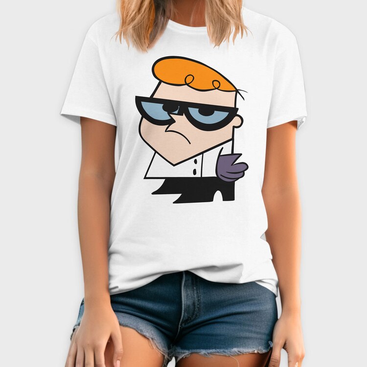 Cartoon Retro Dexter Laboratory 2, Tricou Barbati (Unisex)