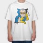 The Man With The Mustache, Tricou Oversize Barbati (Unisex)