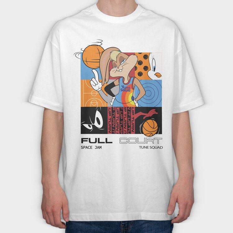 Tune Squad Jam, Tricou Oversize Barbati (Unisex)