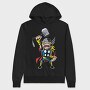 Thor Hammer Punch, Hanorac Oversize Barbati (Unisex)