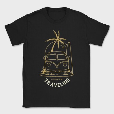 Beach Traveling, Tricou Barbati (Unisex)