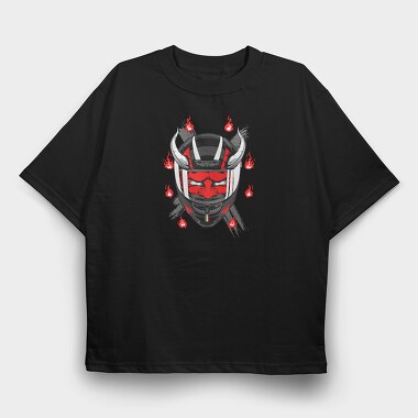Oni Helmet, Tricou Oversize Barbati (Unisex)