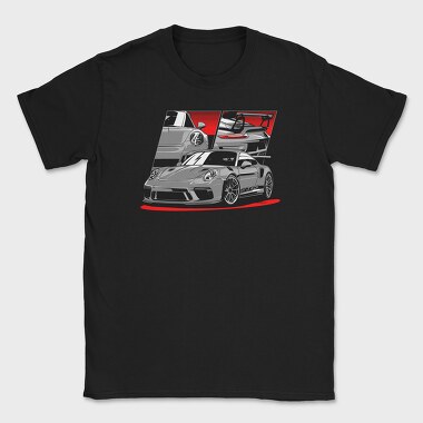 Porsche Gt3 Rs 2, Tricou Barbati (Unisex)