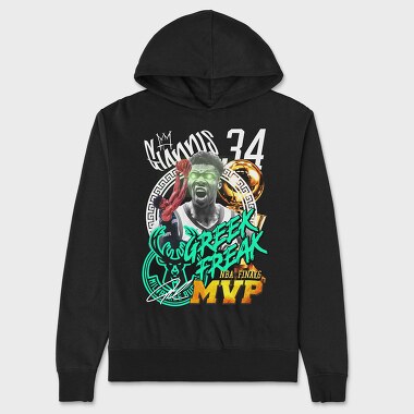 Greek Freak Mvp, Hanorac Oversize Barbati (Unisex)