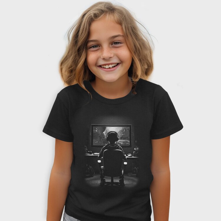 Gamer Monochrome, Tricou Copii