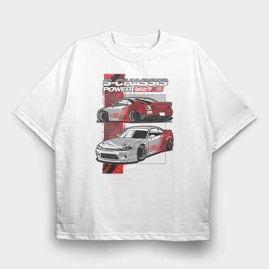 S15 Rocket Bunny, Tricou Oversize Barbati (Unisex)