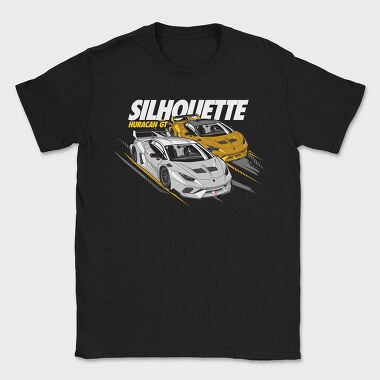 Silhouette Huracan, Tricou Barbati (Unisex)