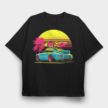 Singer Porsche, Tricou Oversize Barbati (Unisex)
