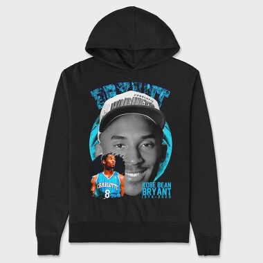 Kobe Bryant Charlotte, Hanorac Oversize Barbati (Unisex)